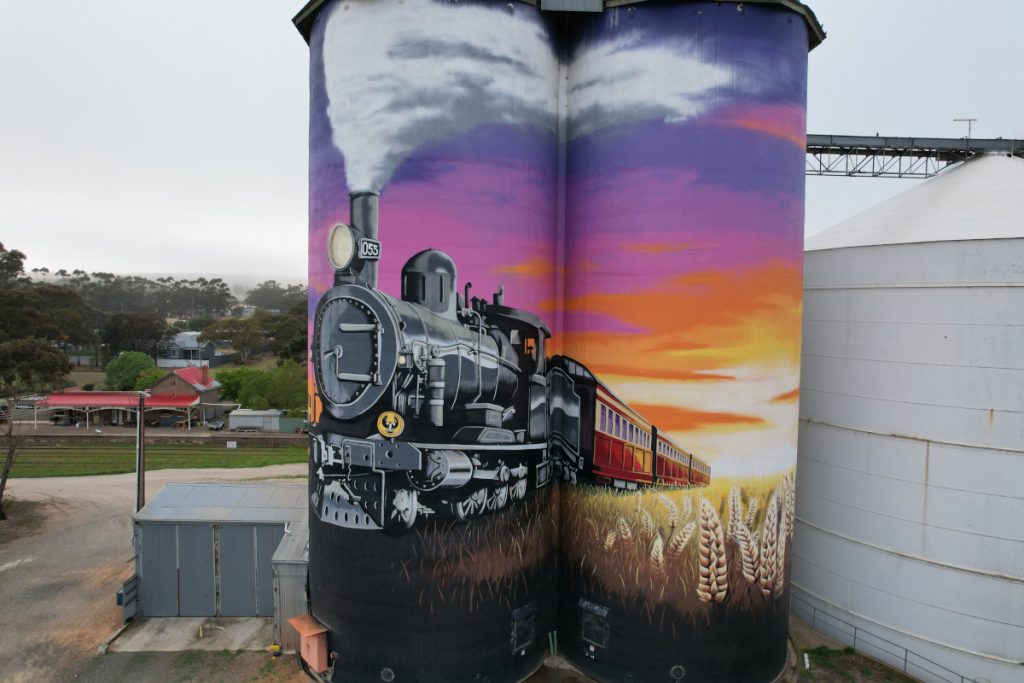 Farrel Flat Silo Art