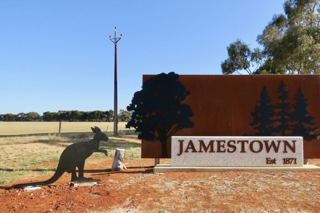 Jamestown Entry Sign