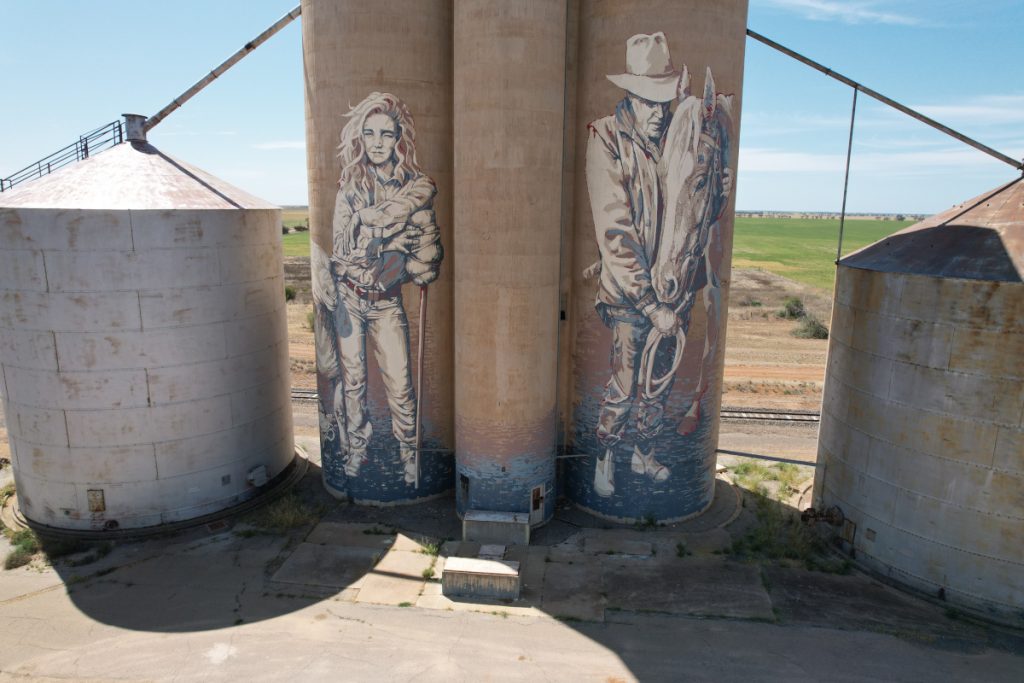 Rosebery Silo Art